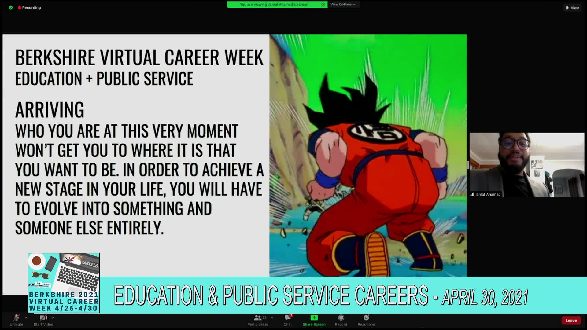 Navigate to 2021 Career Week: Education & Public Service Career Day Webinar