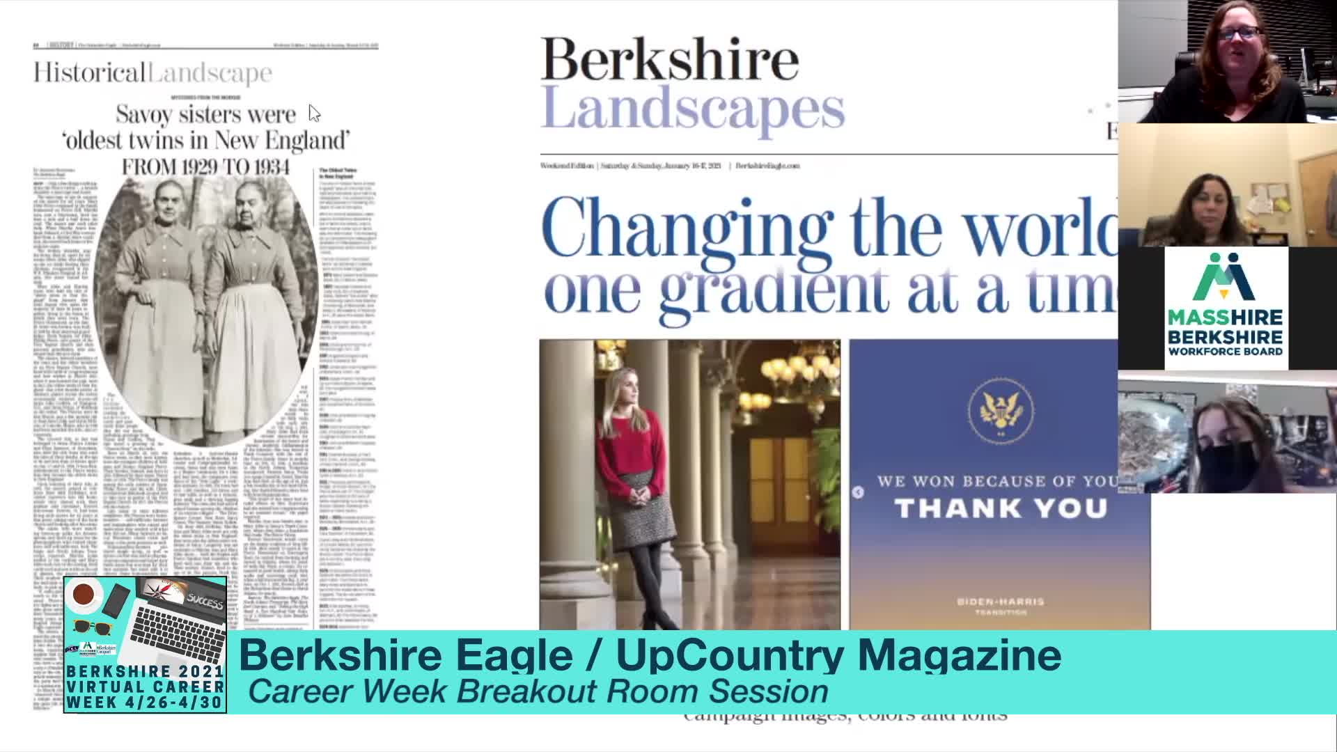 Navigate to Career Week 2021: Berkshire Eagle / UpCountry Magazine - 4/28/21