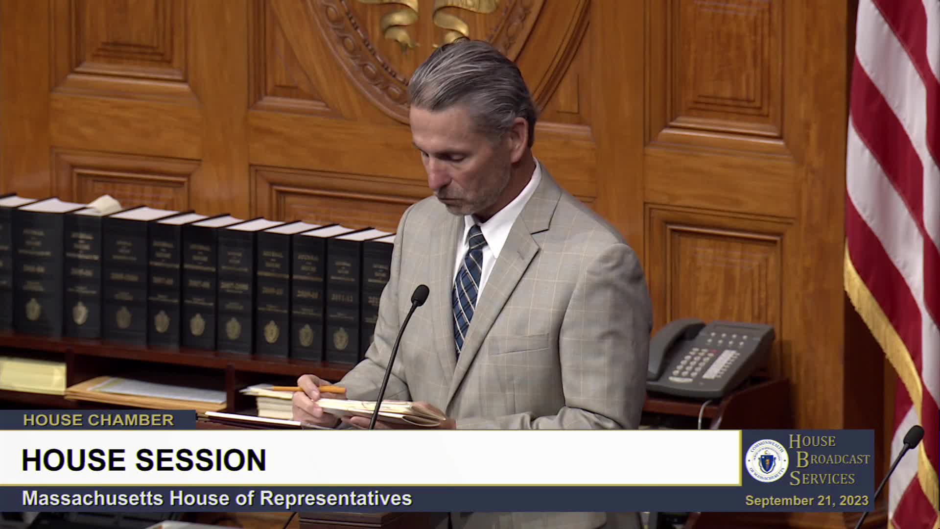 MA House of Representatives Informal Session - September 21, 2023