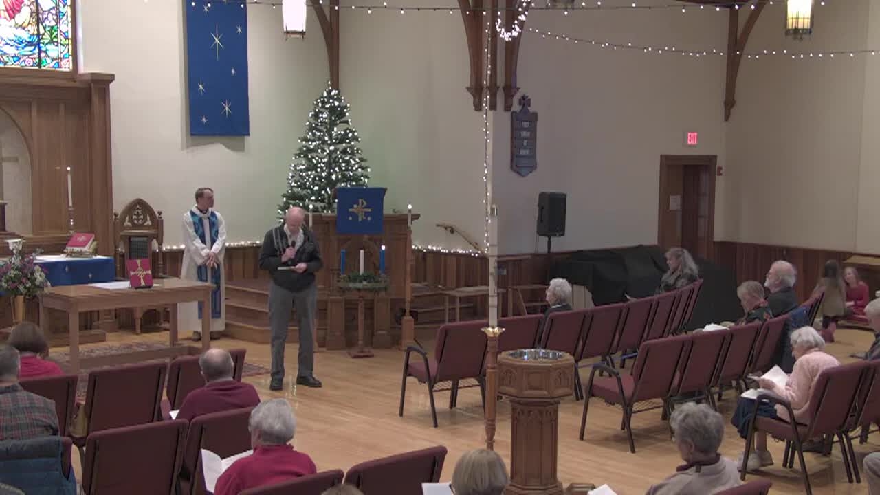 Zion Lutheran Church Service - December 1, 2024