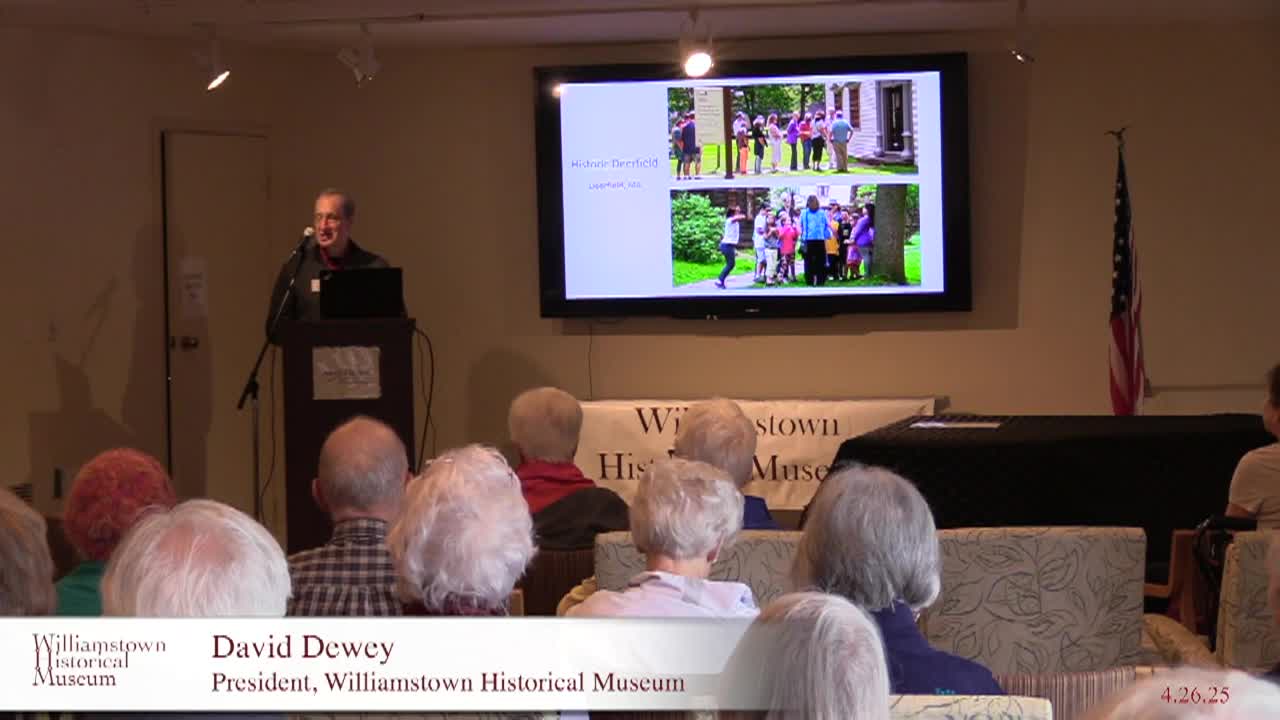 Williamstown Historical Museum – Historic Deerfield with Dr. John Davis