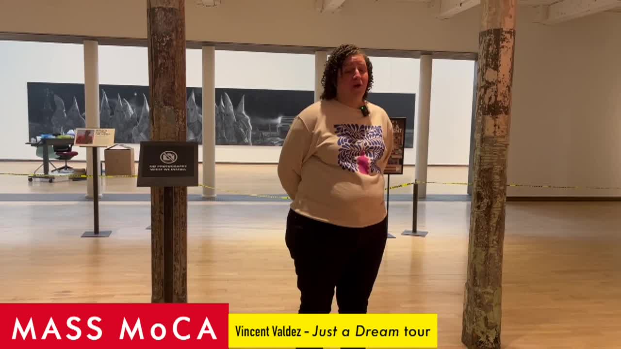 MASS MoCA – Vincent Valdez, Just a Dream Curatorial Tour