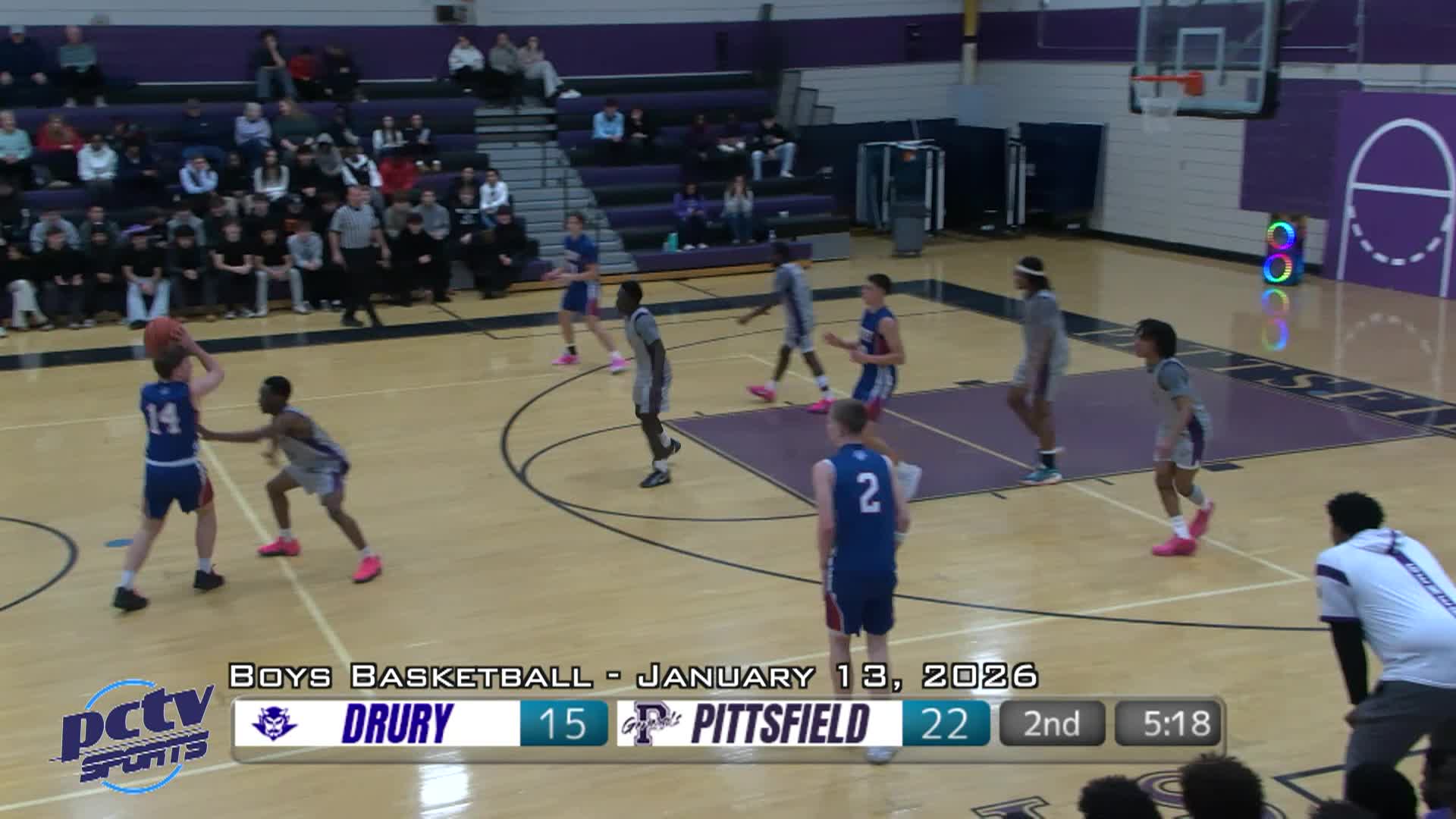 Thumbnail image for High School Boys Basketball - Drury vs. PHS - 1/13/26