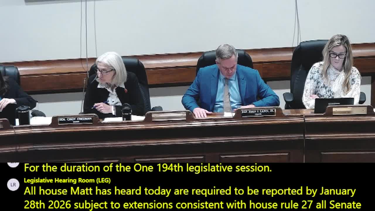 Thumbnail image for MA Joint Committee on Health Care Financing - 1/15/26