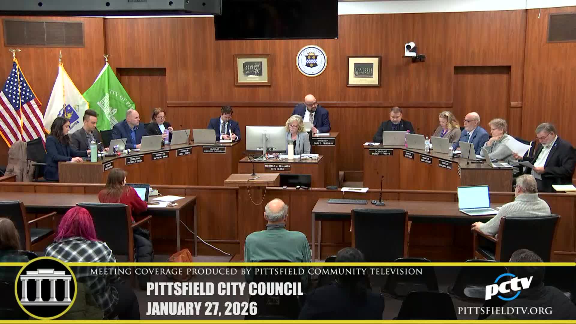 Thumbnail image for Pittsfield City Council Meeting - January 27, 2026