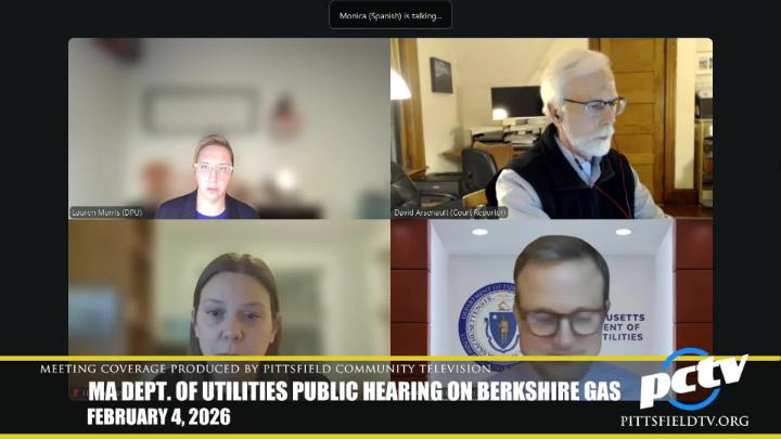 Thumbnail image for MA Dept. of Public Utilities Public Hearing on Berkshire Gas - 2/4/26
