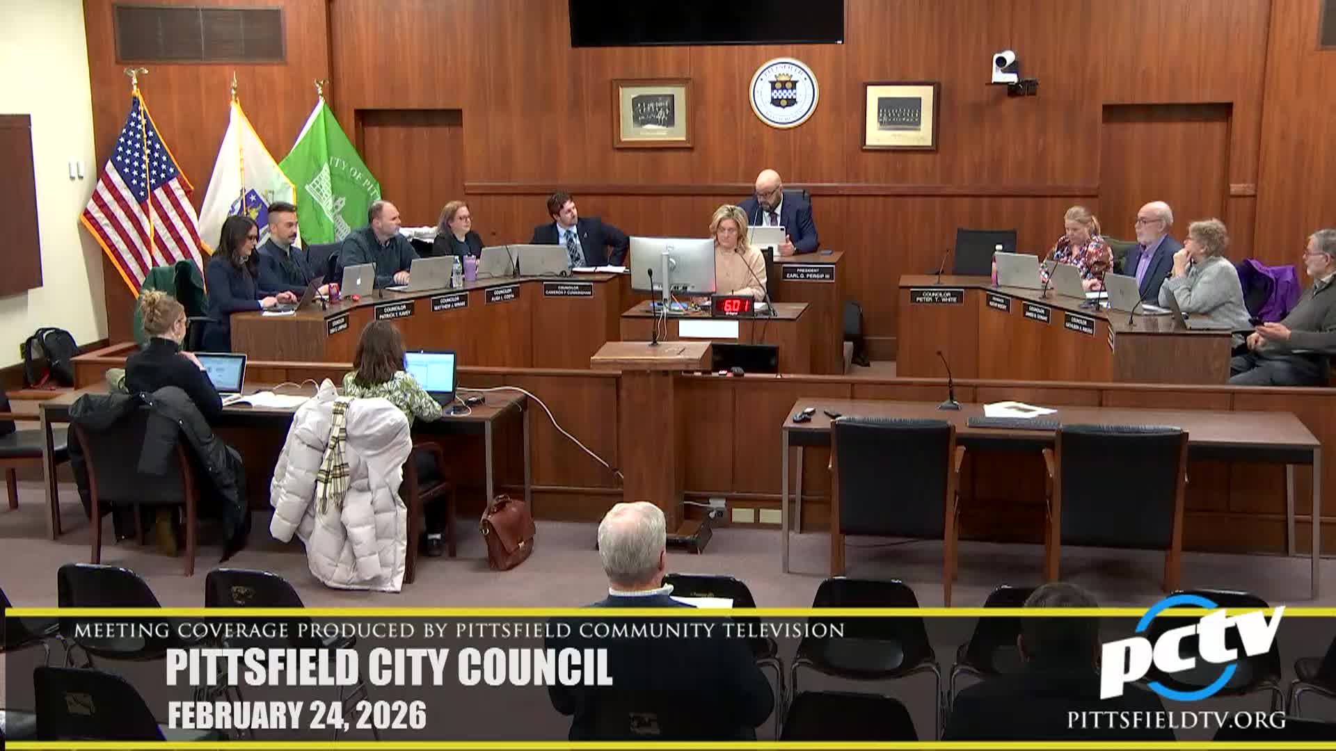 Thumbnail image for Pittsfield City Council Meeting - February 24, 2026