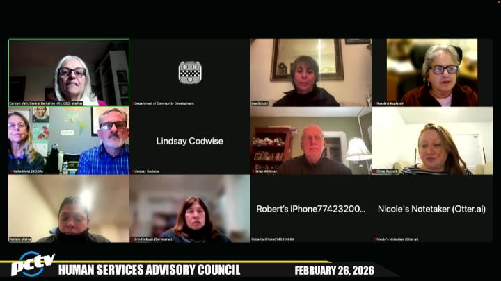 Thumbnail image for Pittsfield Human Services Advisory Council - February 26, 2026