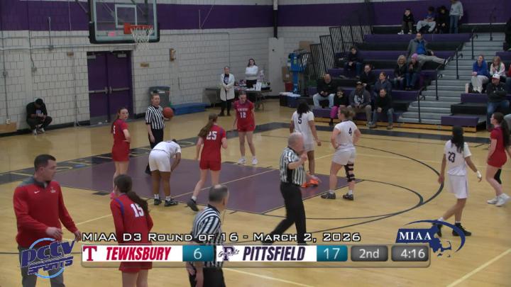 Thumbnail image for High School Girls Basketball MIAA D3 Round of 16 - (15) Tewksbury vs. (2) PHS - 3/2/26