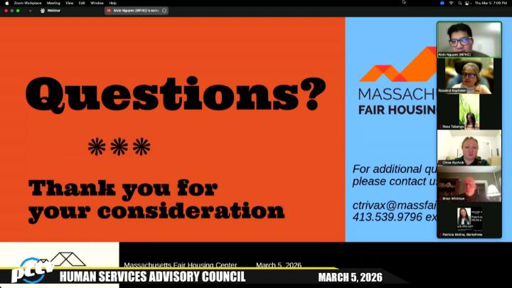 Thumbnail image for Pittsfield Human Services Advisory Council - March 5, 2026