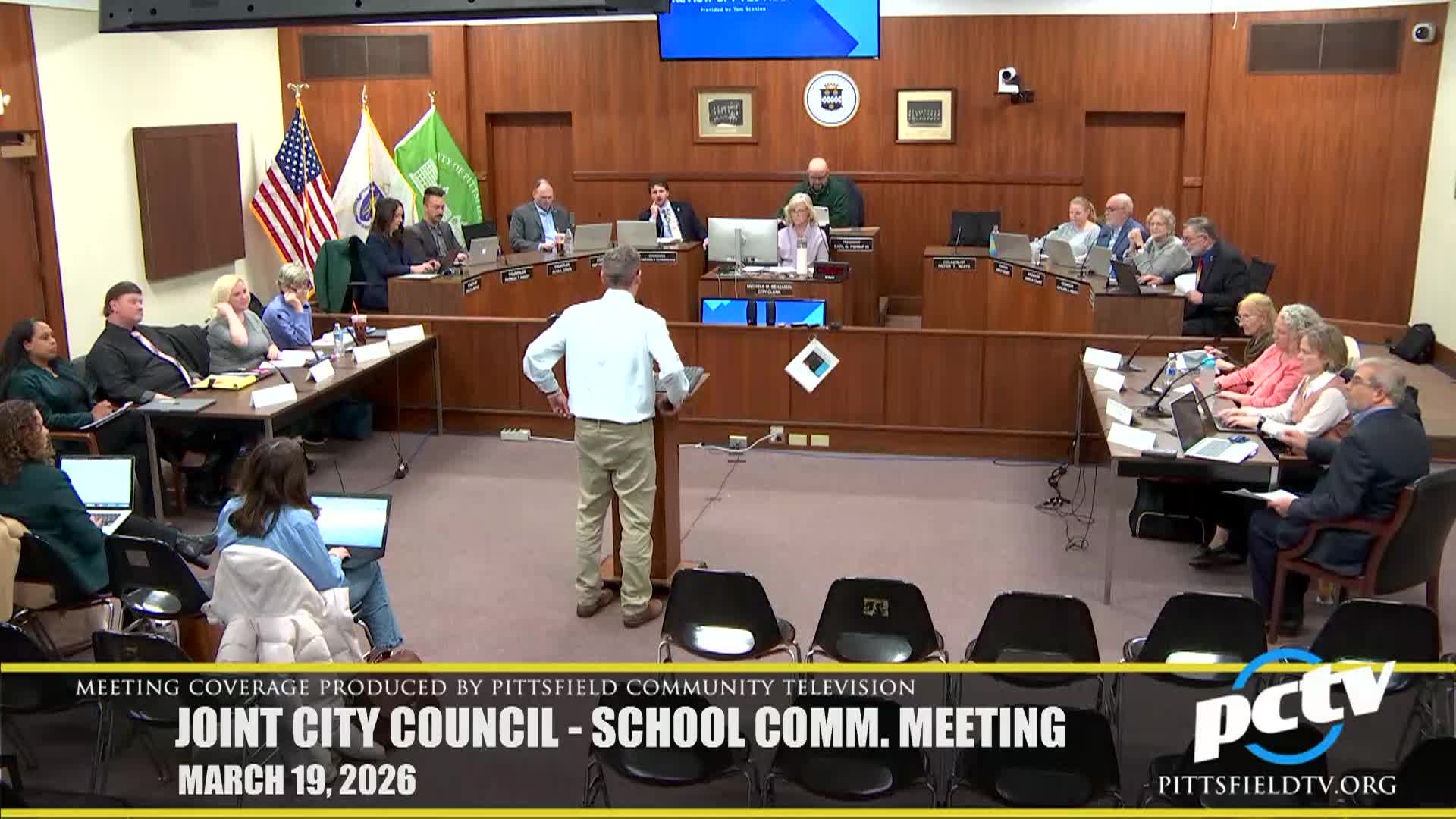 Thumbnail image for Joint Pittsfield City Council & School Committee Meeting - March 19, 2026