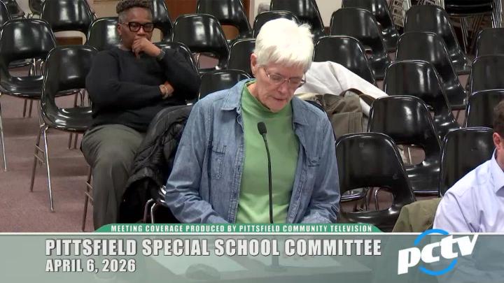 Thumbnail image for Special Pittsfield School Committee Meeting - April 6, 2026
